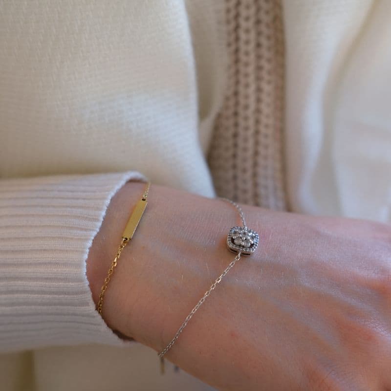 Beaded Double-Layer Anklet