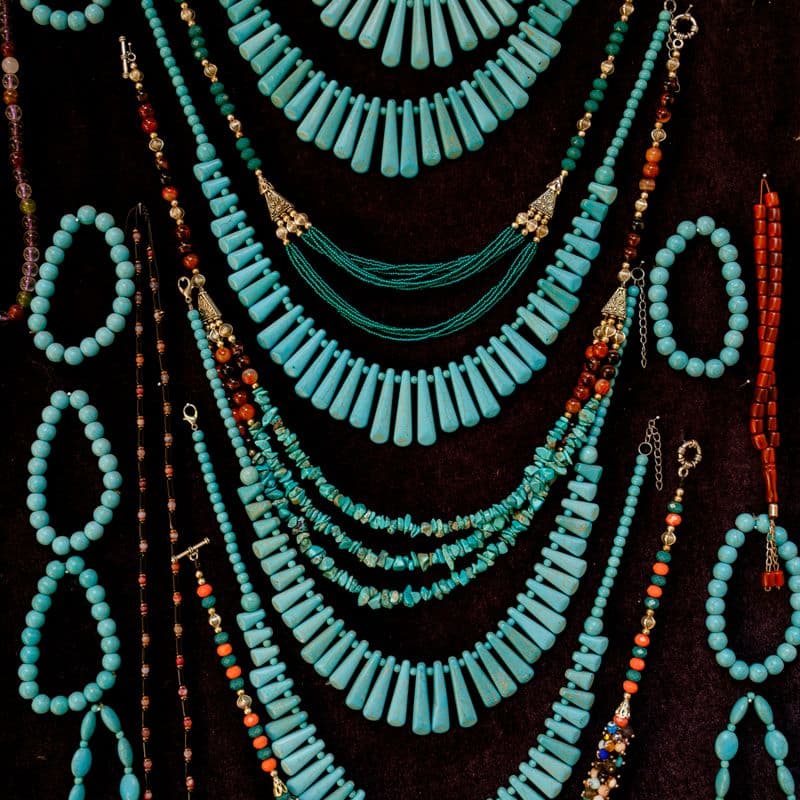 Oxidised Tribal Statement Necklace